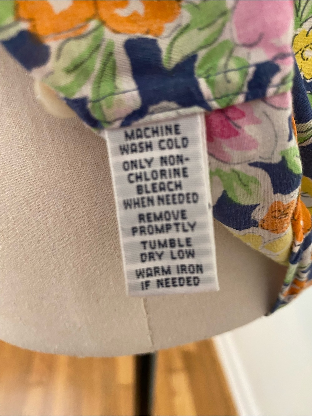 Ralph Lauren PREPPY Floral Short-Sleeve Button-Down Shirt Navy Yellow - Picture 6 of 11